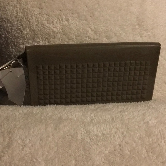 Brown Studded Jelly wristlet - Picture 2 of 5